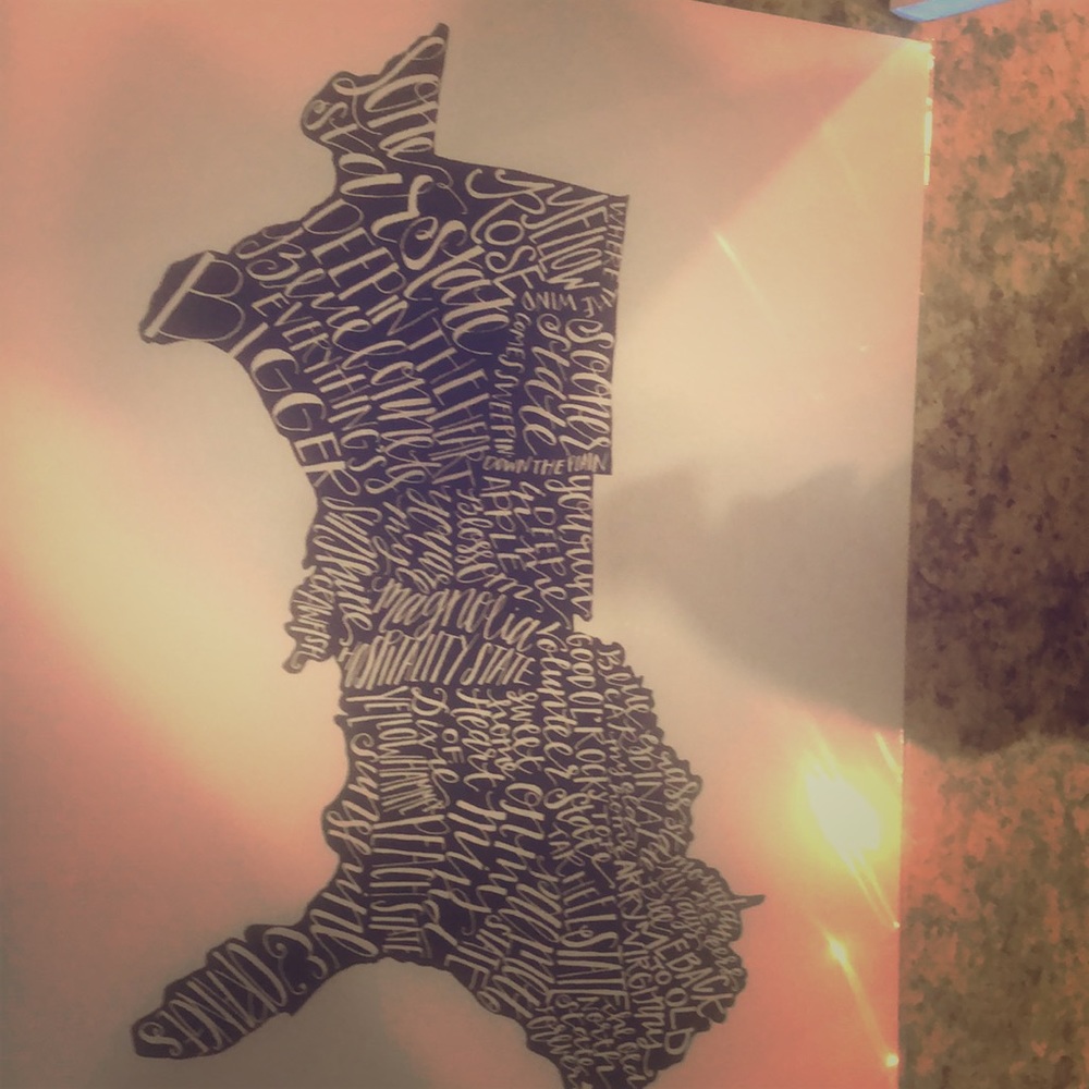 Print of the South